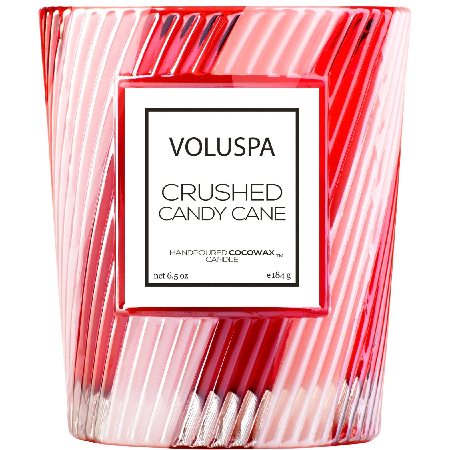 Voluspa Crushed Candy Cane Classic Candle ~ 6.5 oz. ~ SPRING SALE  ~ Limited Quantity - Image 2