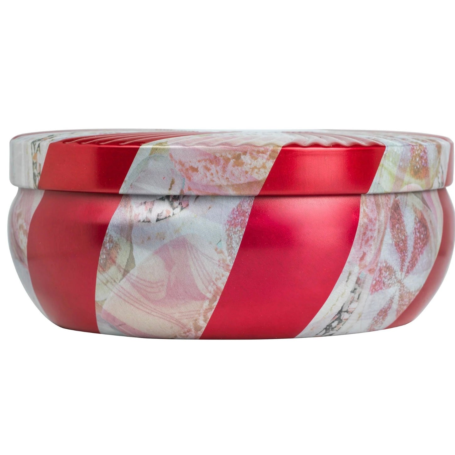 Voluspa Crushed Candy Cane 3 Wick Tin Candle ~ SPRING SALE  ~ Limited Quantity - Image 3