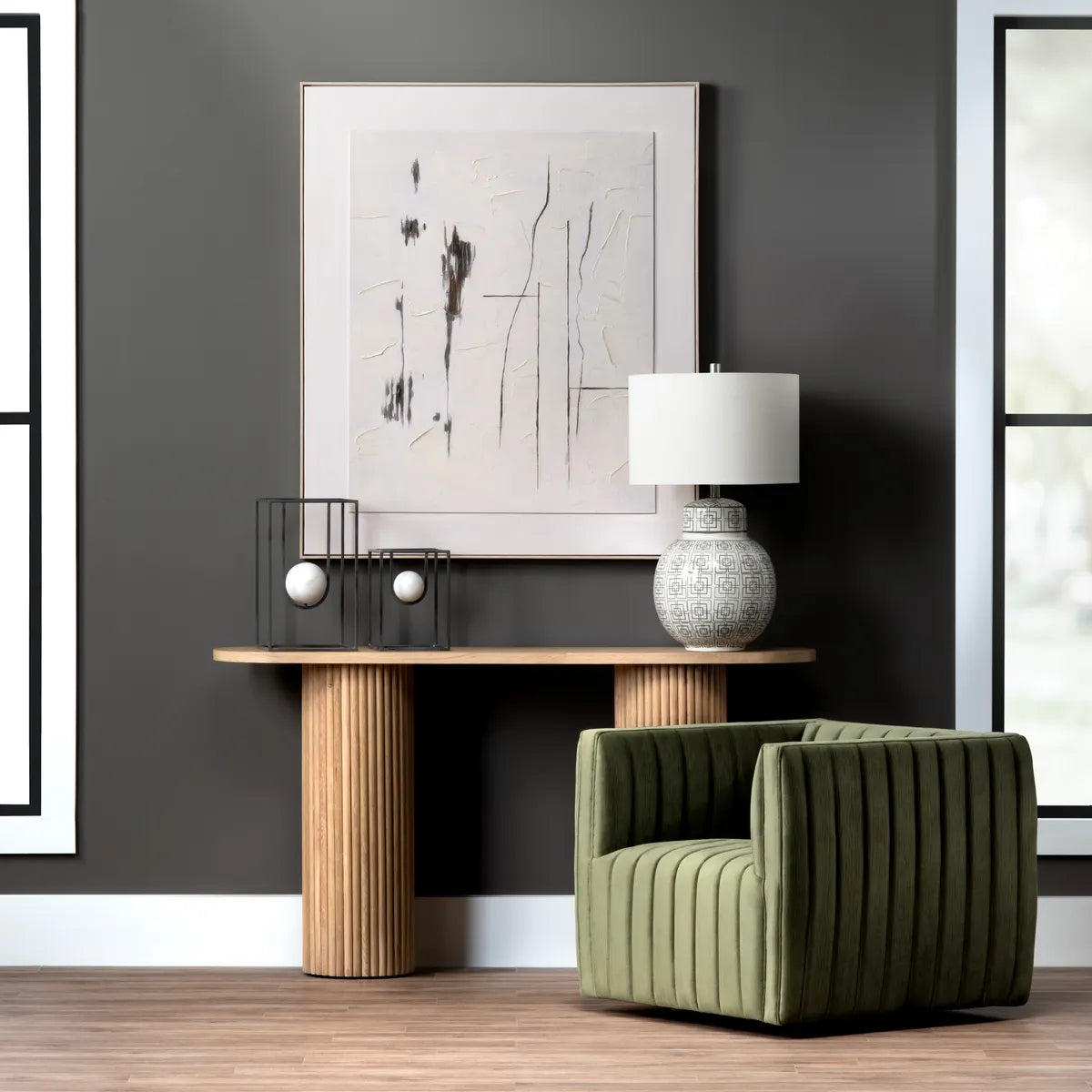 Crestview Collection Saxton Abstract Wall Art - Image 1