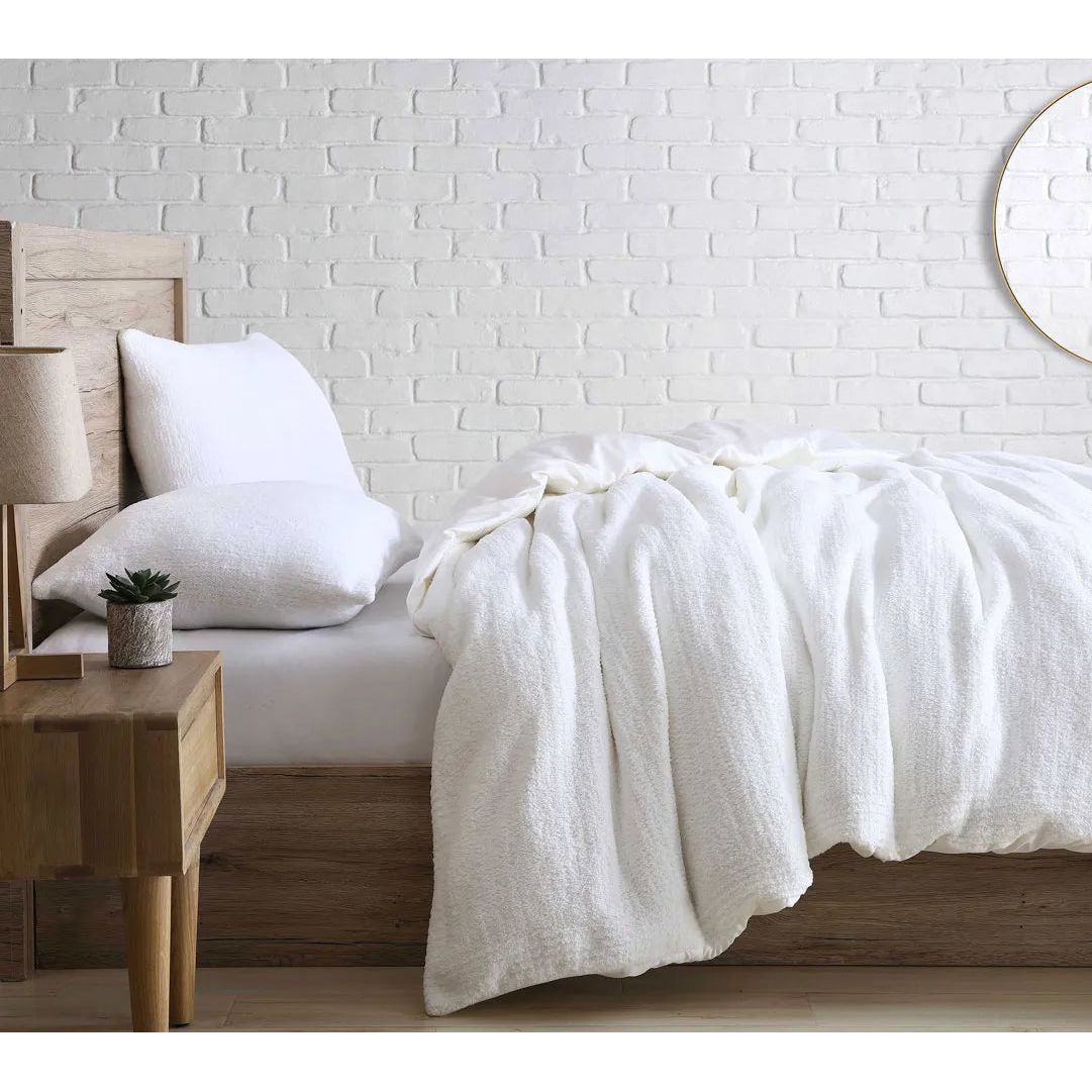 Sunday Citizen Off White Snug Bamboo Queen Size Duvet Cover - Image 3