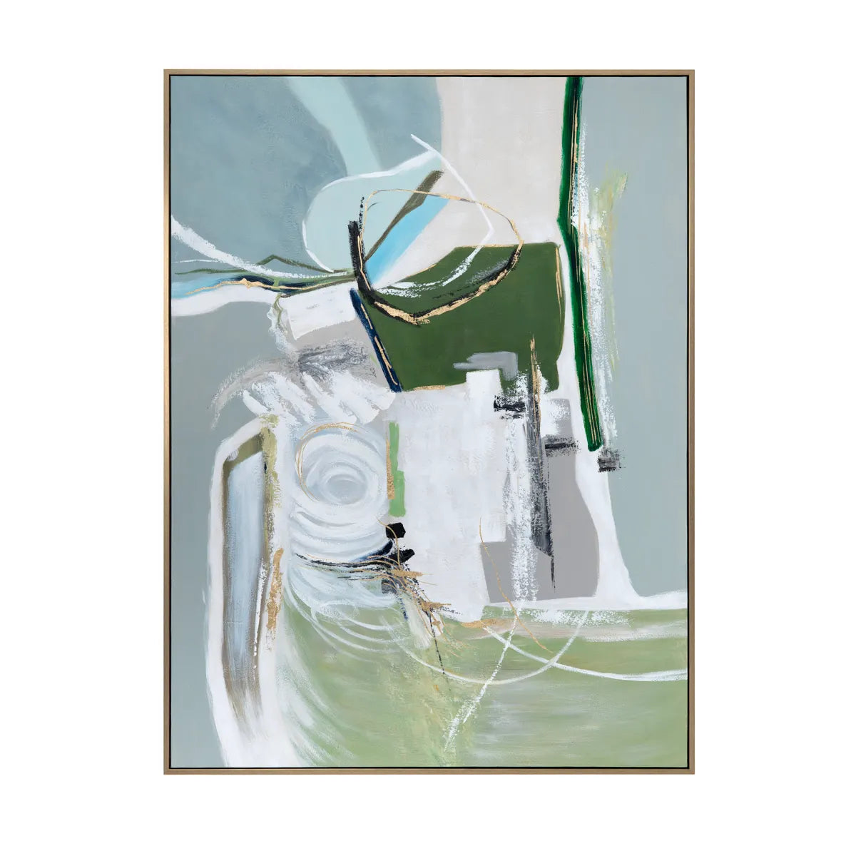 Crestview Collection Leblanc 2 Abstract Wall Art - Image 1