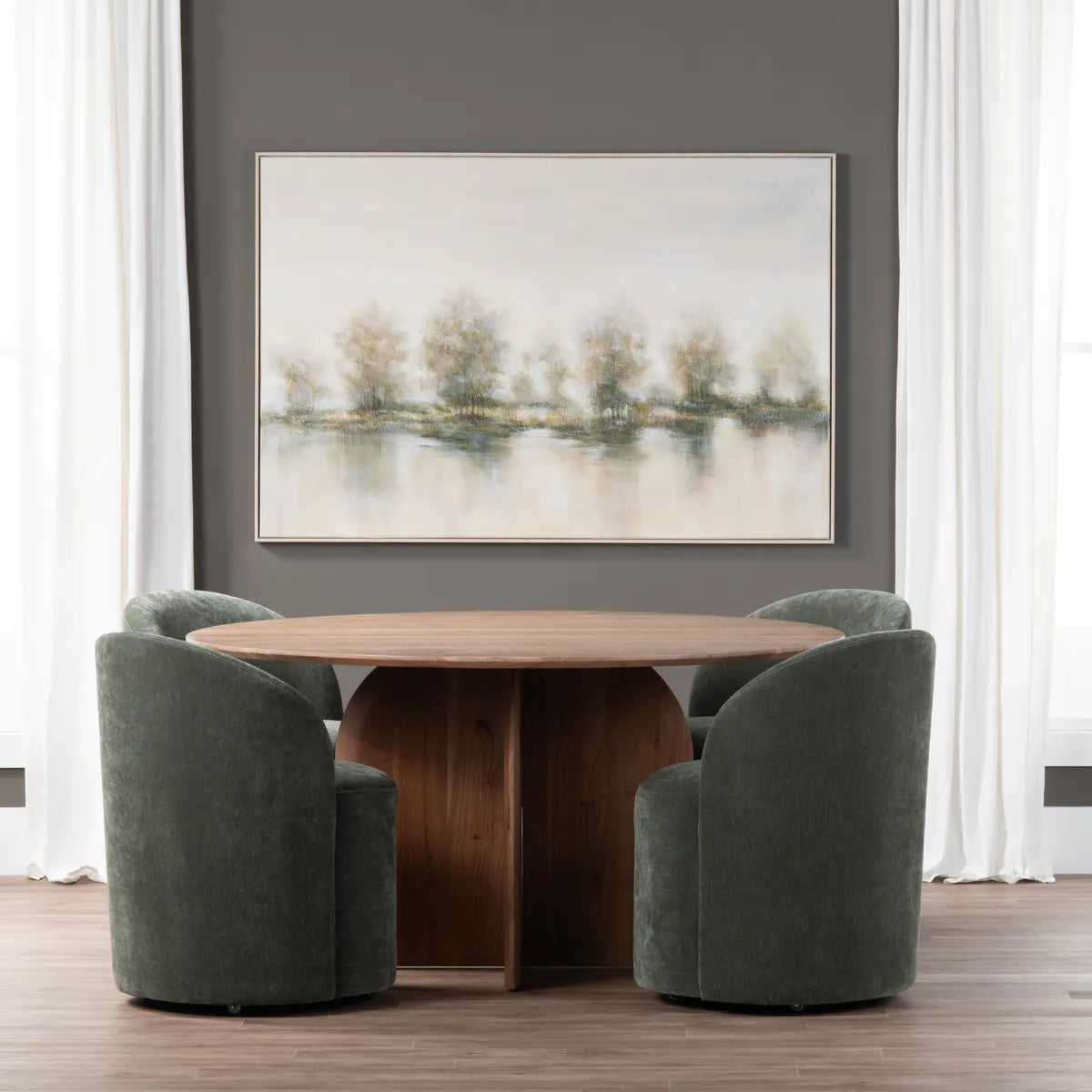Crestview Collection Evergreen Calm Wall Art - Image 1
