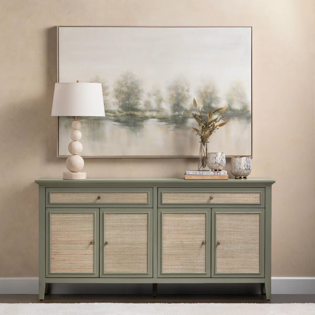 Crestview Collection Evergreen Calm Wall Art - Image 2