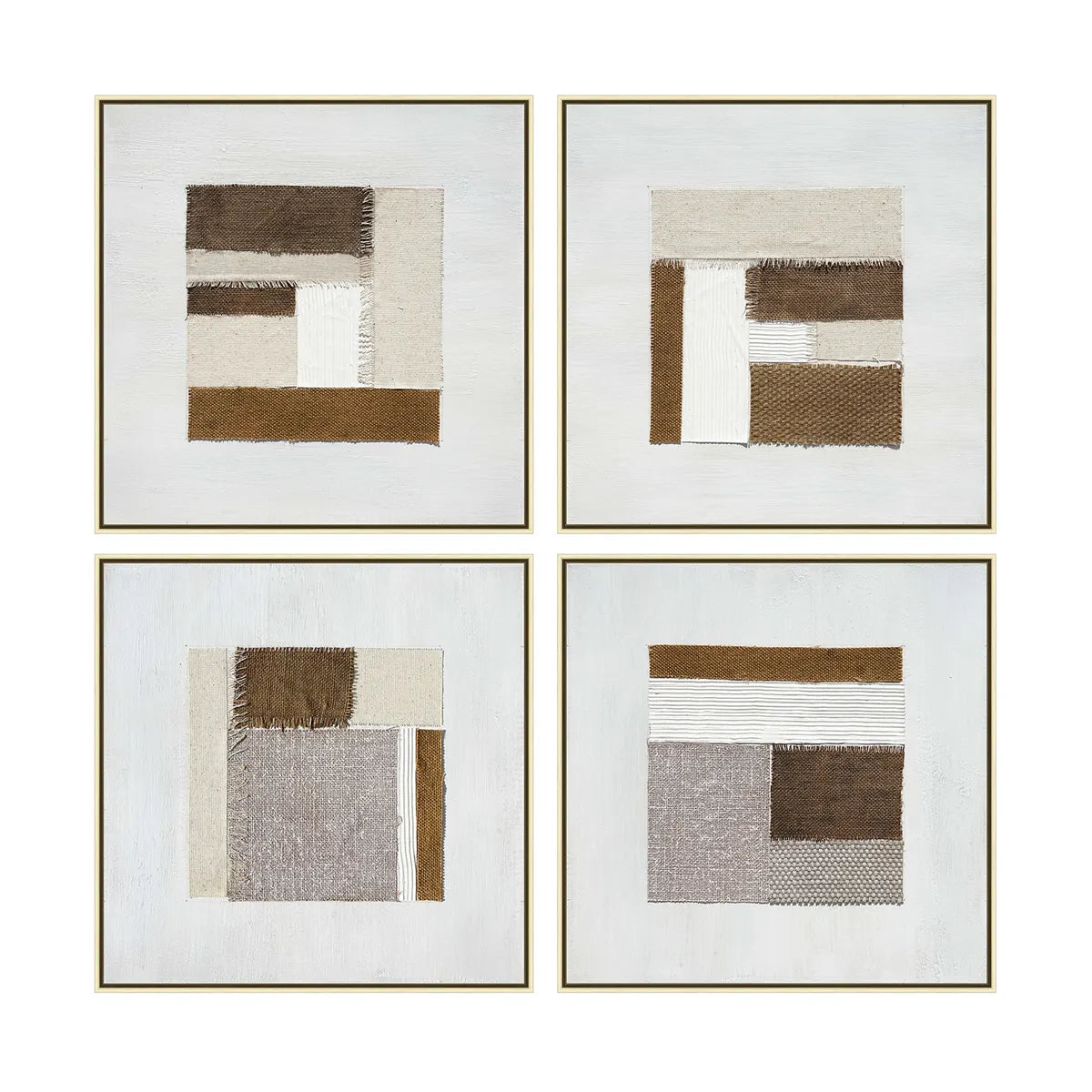 Crestview Collection Whitfield Wall Art ~ Set Of 4 - Image 1