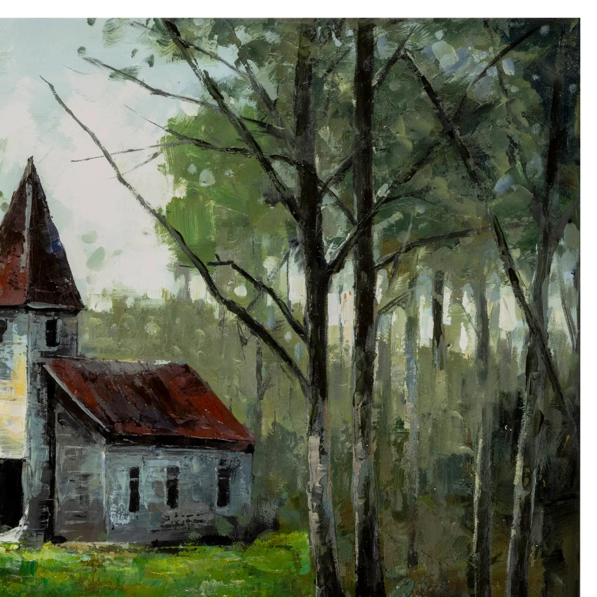 Crestview Collection Parish Hand Painted Wall Art - Image 2