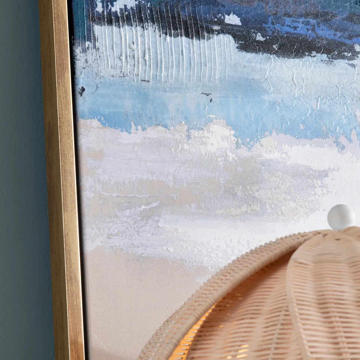 Crestview Collection Waterside Hand Painted Wall Art - Image 3