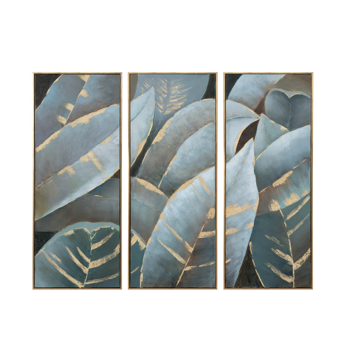 Crestview Collection Stylized Palms Wall Art ~ Set Of Three - Image 2