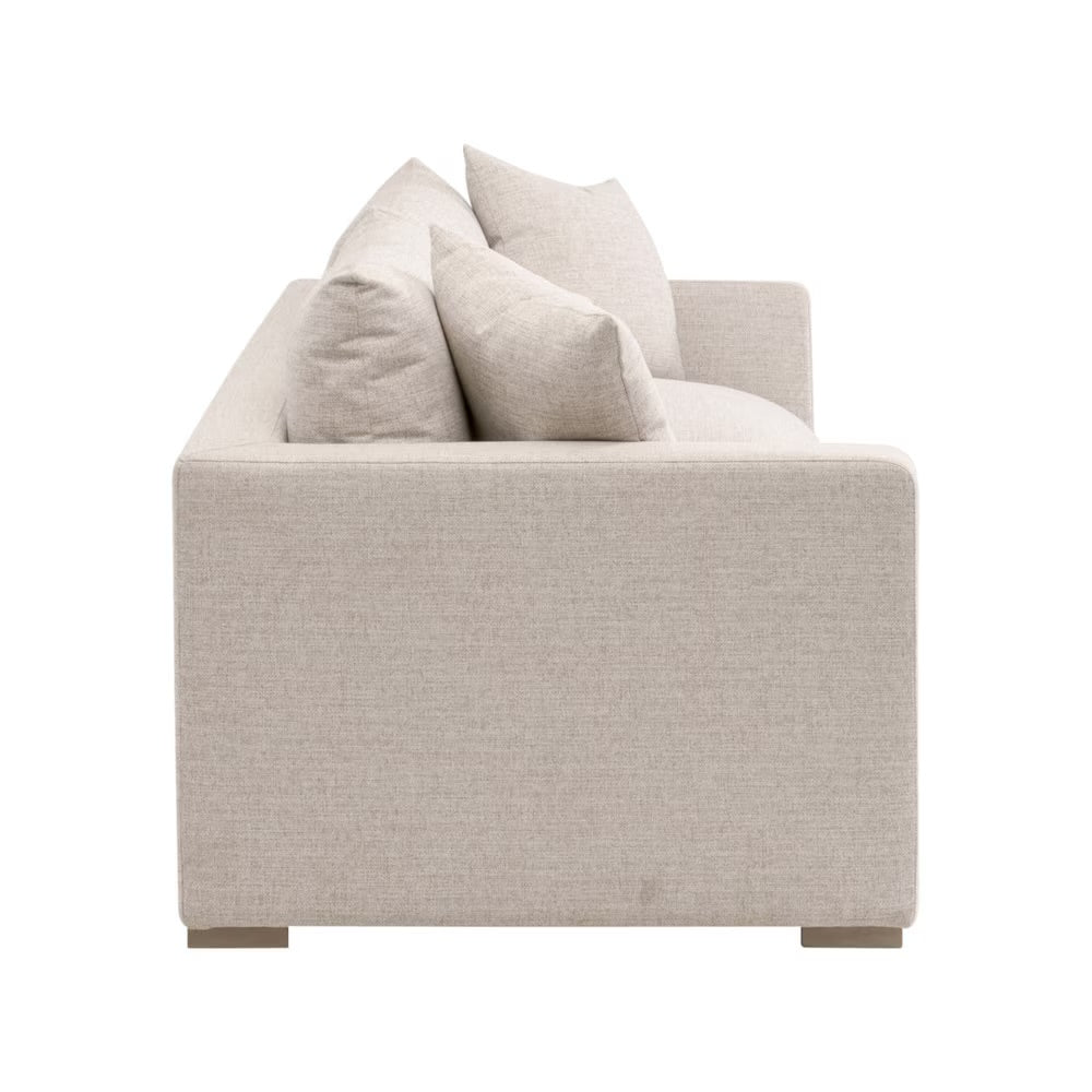 Essentials For Living Newport Outdoor 91” Track Arm Sofa ~ LiveSmart Shapiro-Sand - Image 3