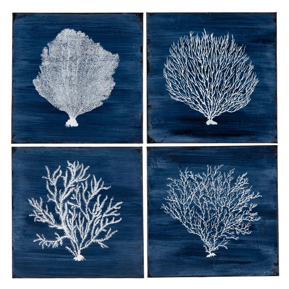 Crestview Collection Four Corals Wall Art ~ Set Of 4 - Image 1
