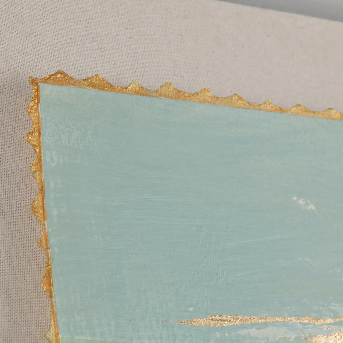 Crestview Collection Leblanc 3 Blue, Cream, And Green Wall Art ~ Set Of 3 - Image 2