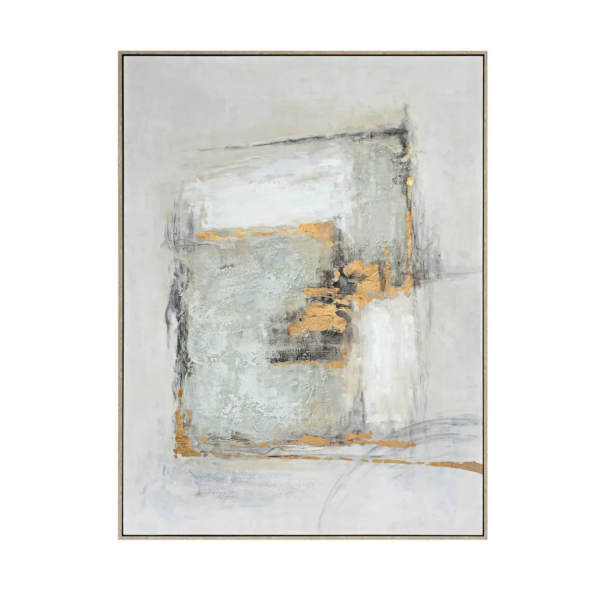 Crestview Collection Gilded Edge With Metallic Gold Foiling Wall Art - Image 1