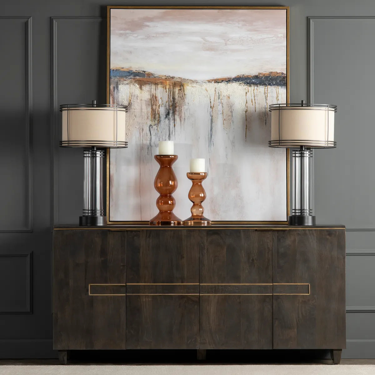 Crestview Collection Brooks Elegant Artwork Wall Art - Image 1