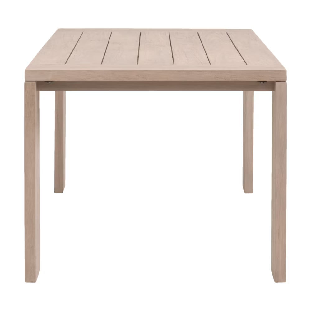 Essentials For Living Sur Outdoor Dining Table ~ Washed Ever Teak - Image 3