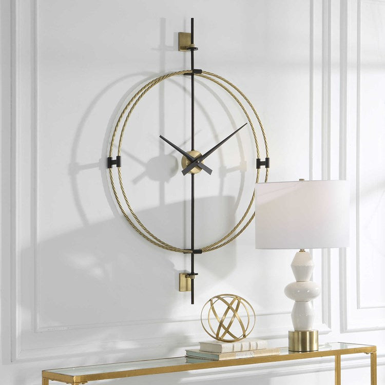 Uttermost Time Flies Contemporary Wall Clock - Image 3