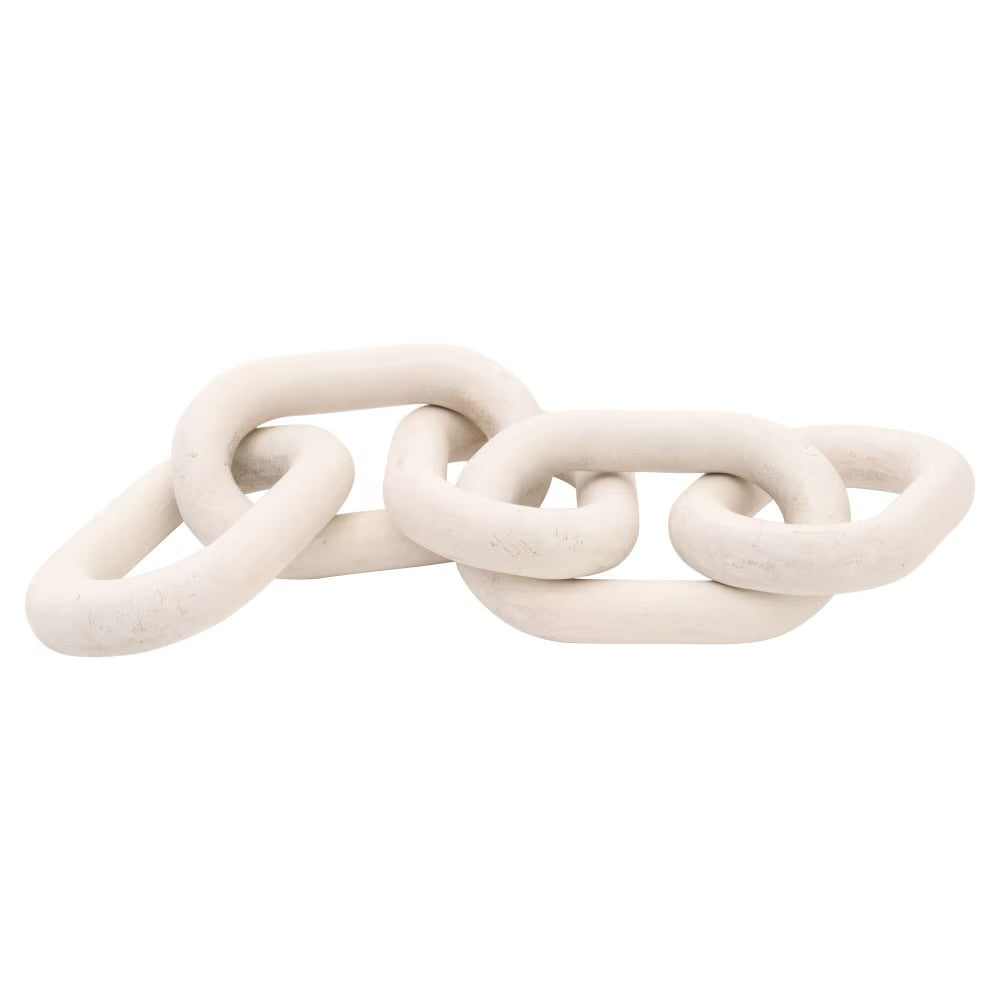 Essentials For Living Cinq Wood Link ~ White Wash Pine - Image 1