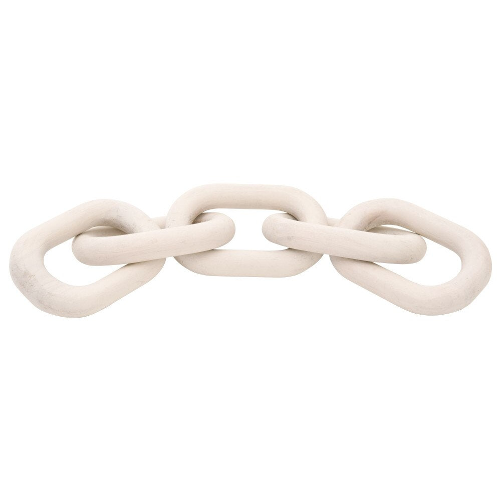 Essentials For Living Cinq Wood Link ~ White Wash Pine - Image 2