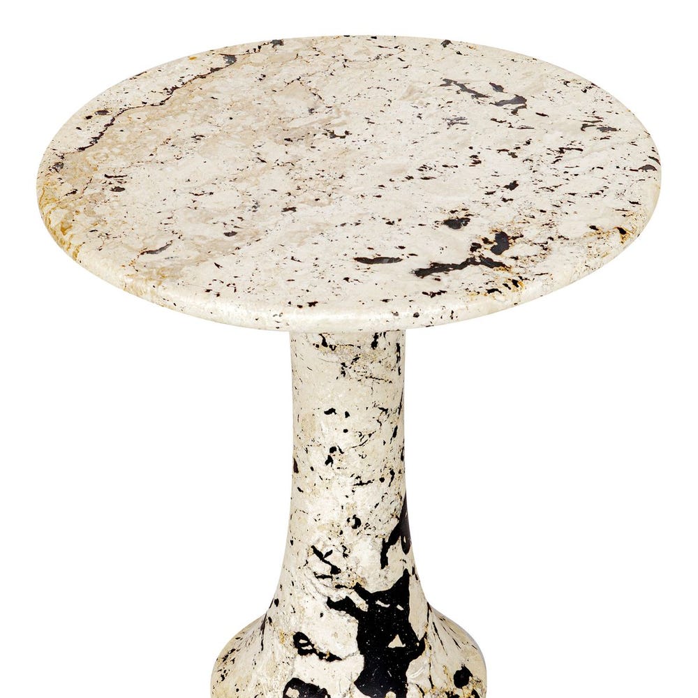 Uttermost Cadas Natural Limestone Side Table ~ Indoor And Outdoor Use - Image 3