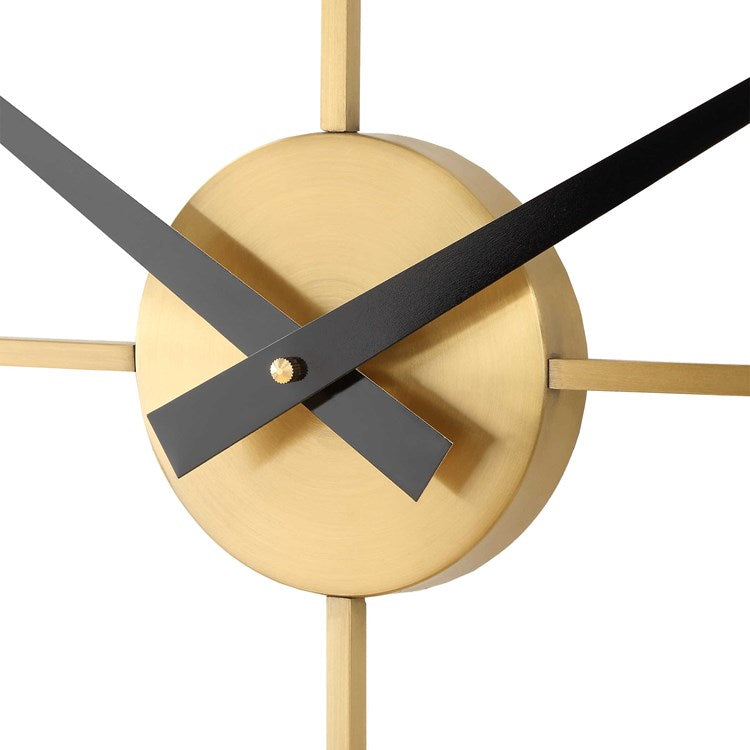 Uttermost Keyann Brushed Brass Wall Clock - Image 3