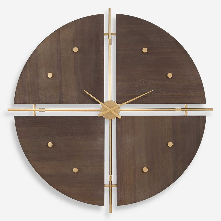 Uttermost Walnut Elegance Wall Clock - Image 2
