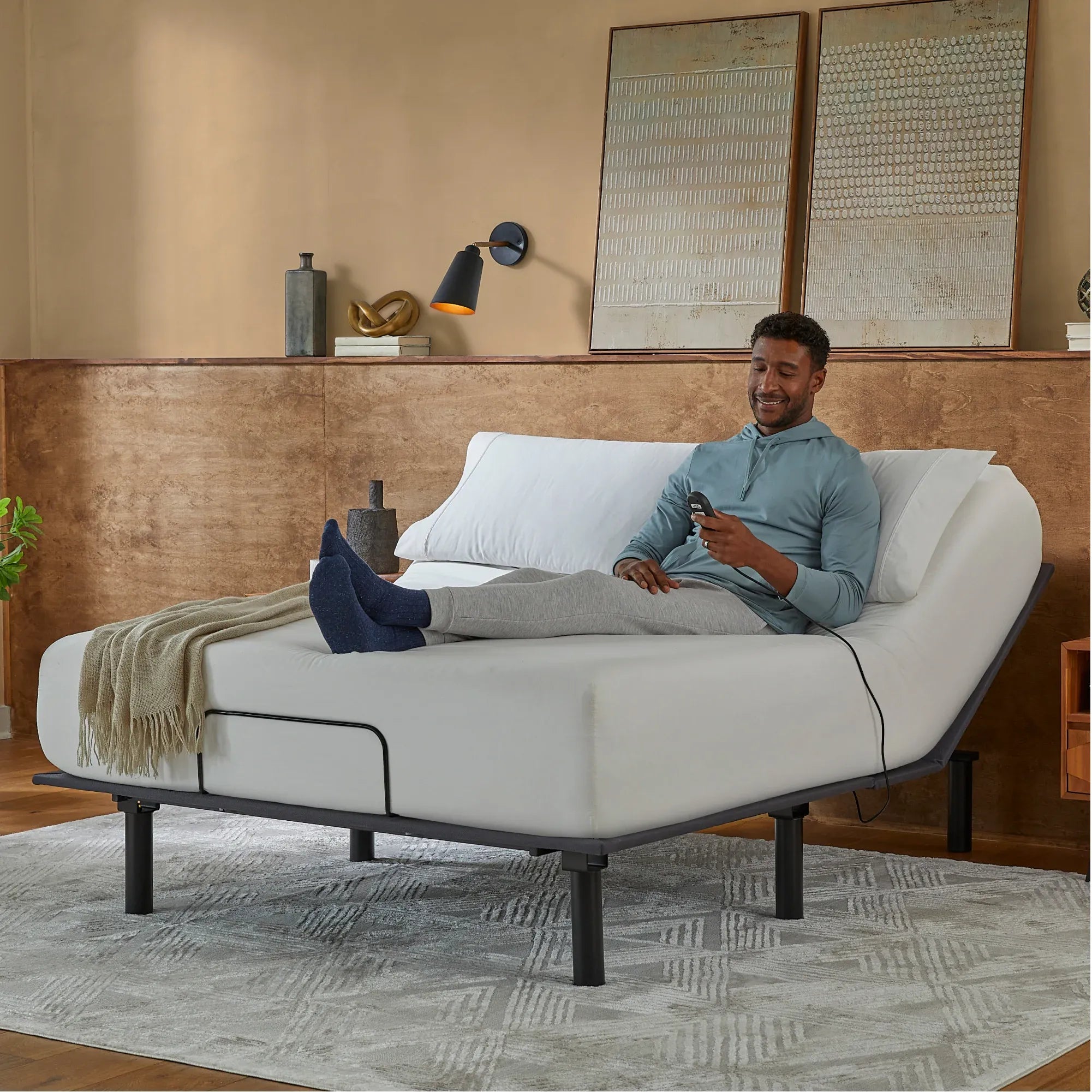 Serta Baselogic Bronze Adjustable Base Mattress Foundation ~ Available in Twin XL, Full, Queen, King and Cal King Sizes - Image 2