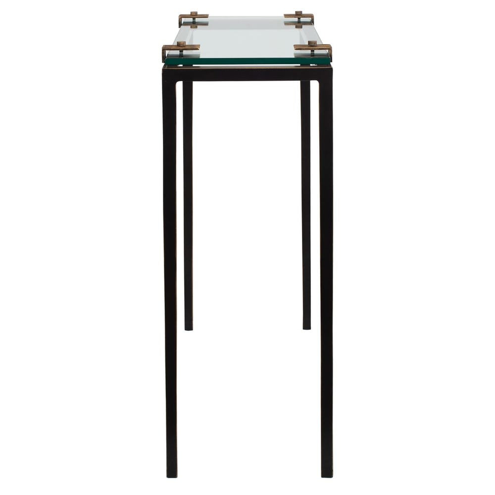 Uttermost Averona Elegant Iron Framed Accent Table - Image 3