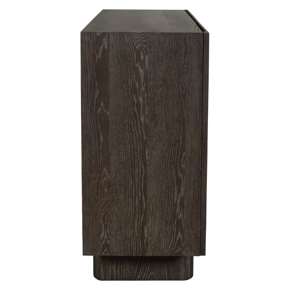 Uttermost Phineas Rich Walnut Oak 3- Door Cabinet - Image 3