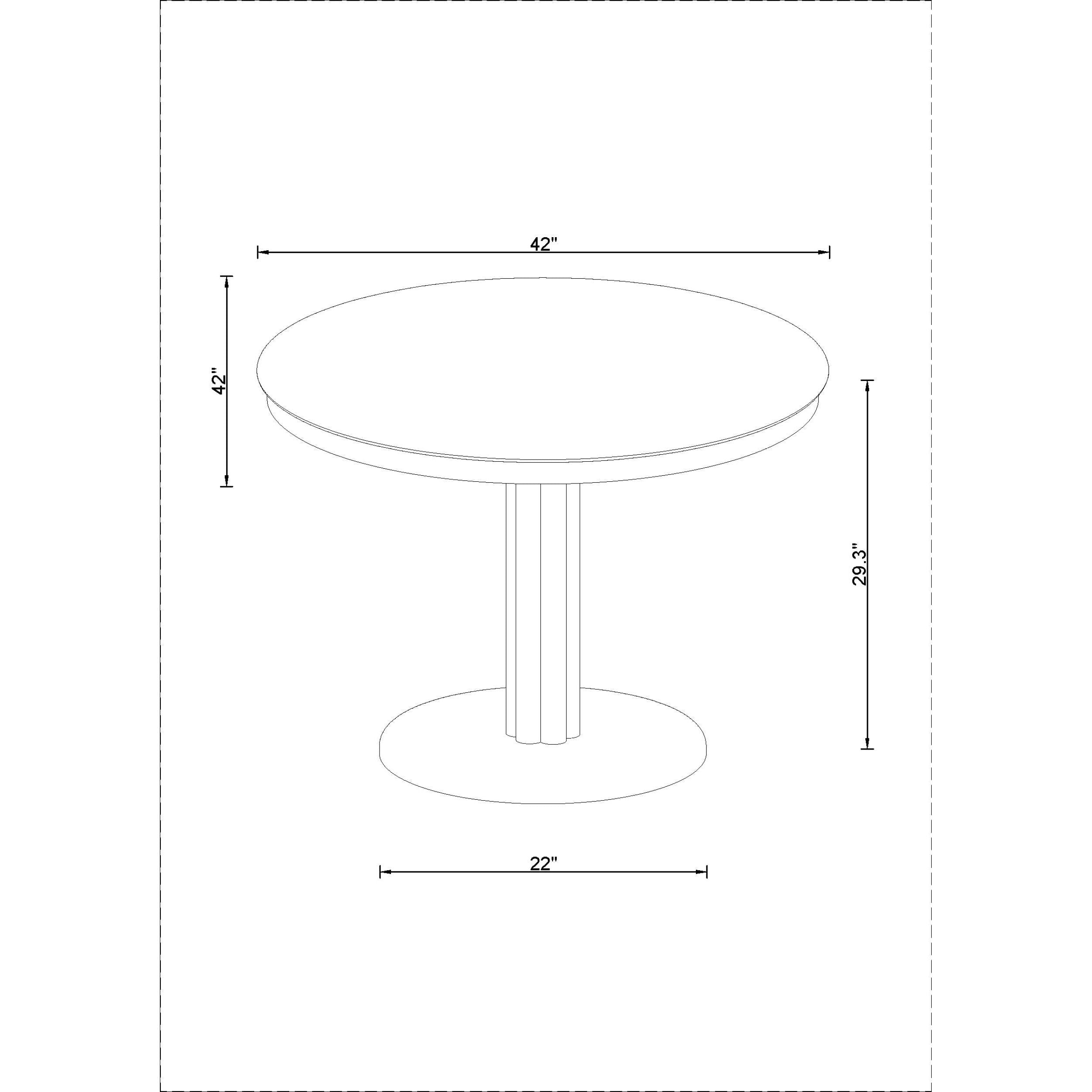 Surya Arista Ash Wood 42” Round Dining Table - Image 3