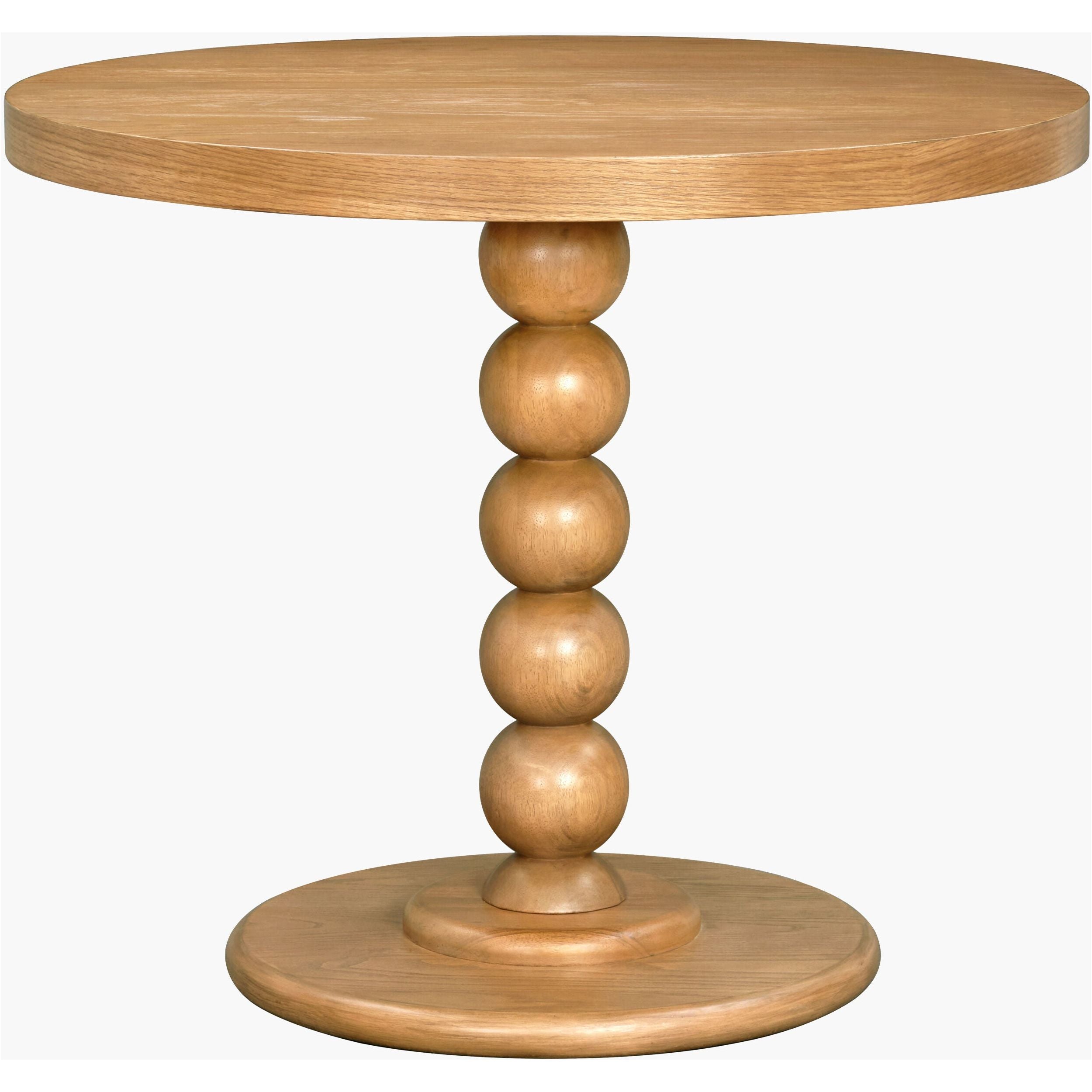 Surya Del Ray Stained Ash Wood 36” Round Dining Table - Image 1