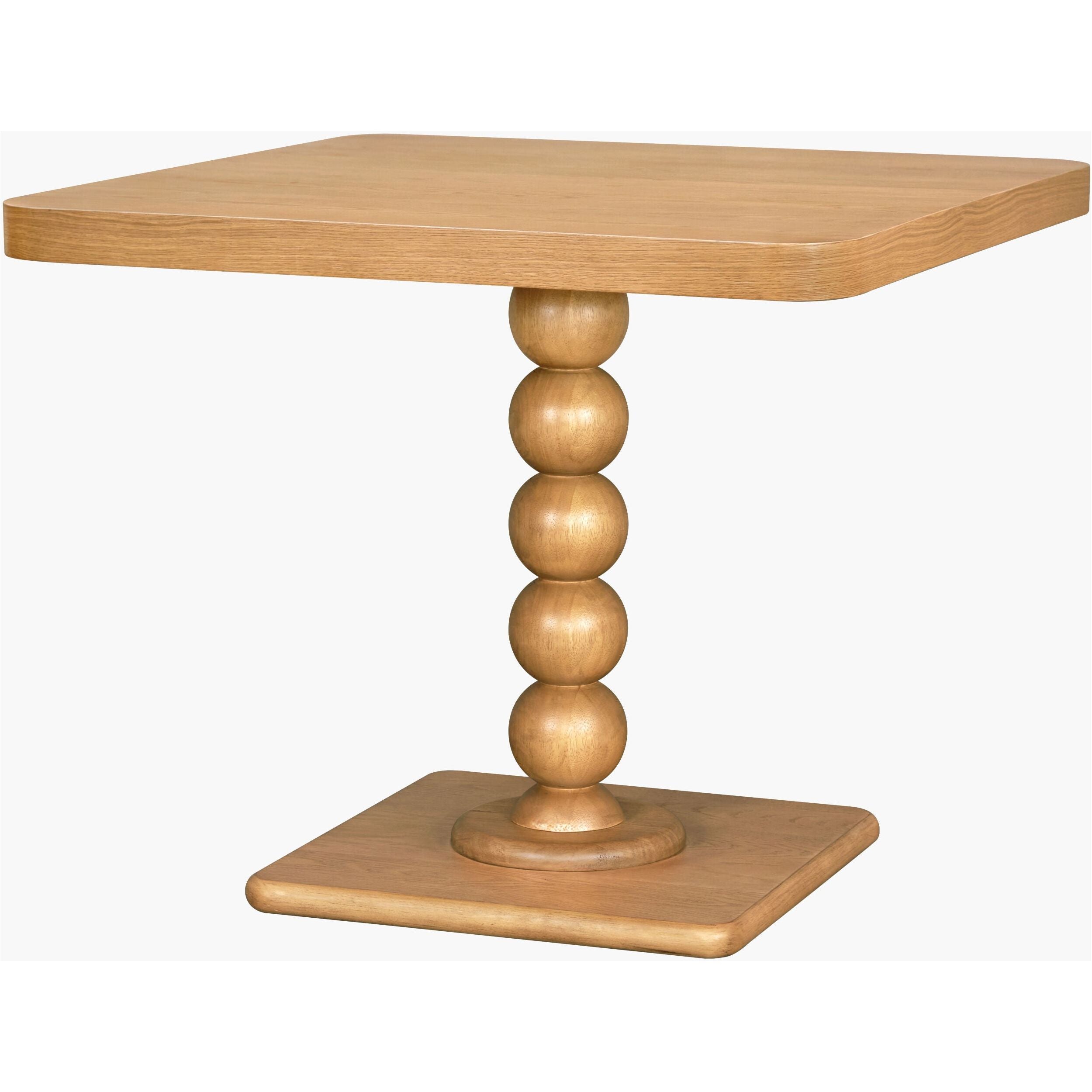 Surya Del Ray Stained Ash Wood Dining Table - Image 1