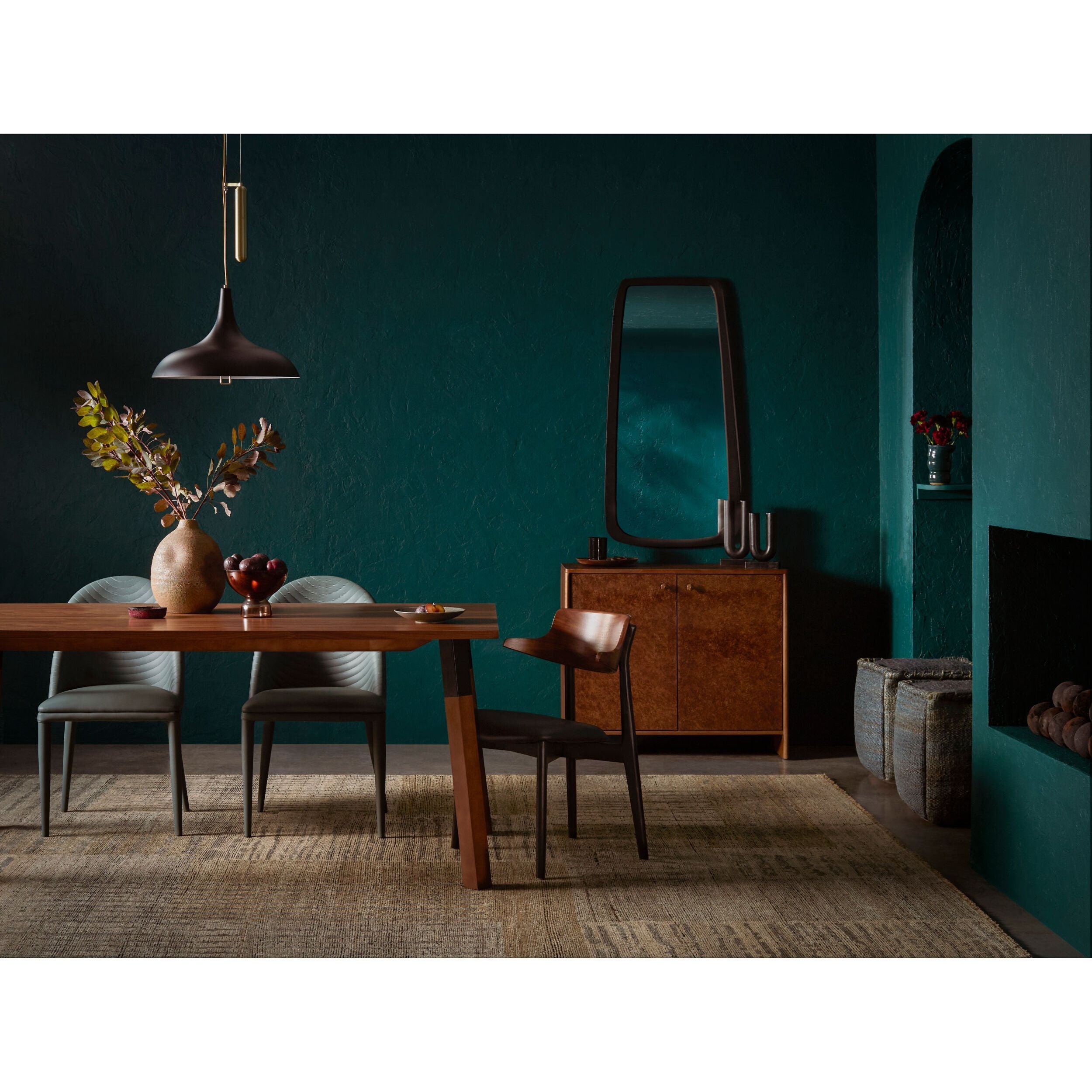 Surya Billings Modern Wood Dining Table - Image 2