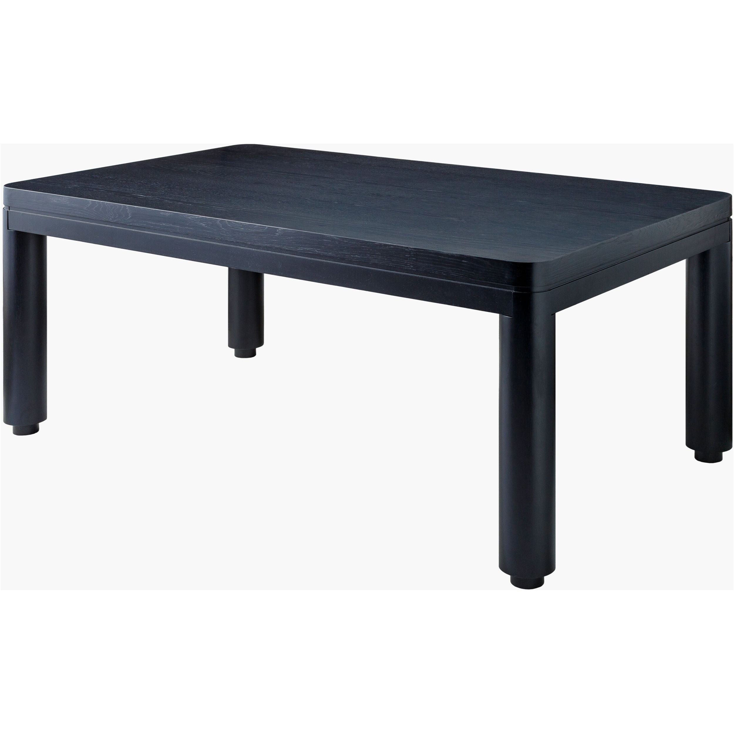 Surya Kisco Black Wood 72” Dining Table - Image 1