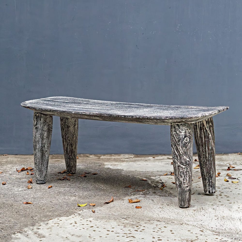 Uttermost Fade To Black Bench - Image 1