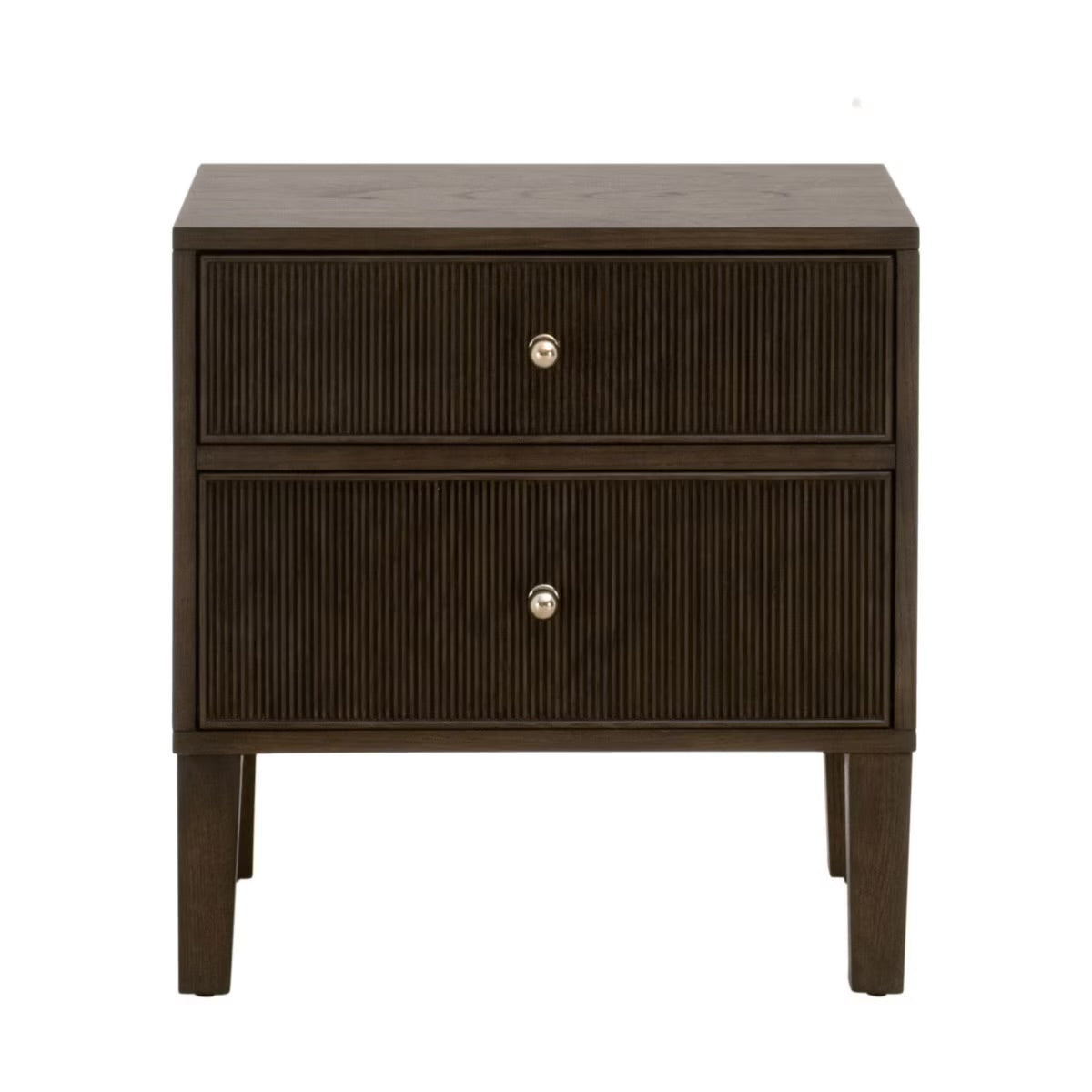 Essentials For Living Highland 2-Drawer Nightstand ~ Dutch Brown Oak - Image 1