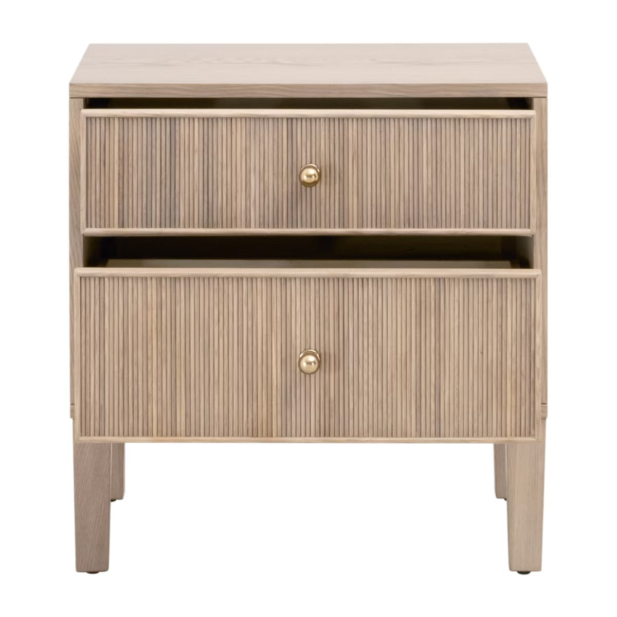 Essentials For Living Highland 2-Drawer Nightstand ~ Natural Oak - Image 2