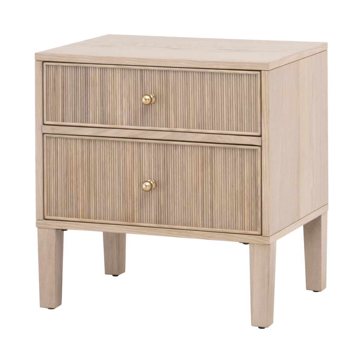 Essentials For Living Highland 2-Drawer Nightstand ~ Natural Oak - Image 3