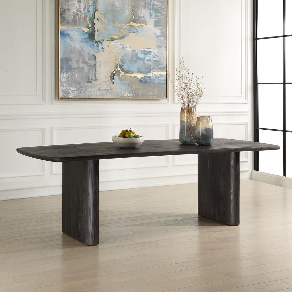 Uttermost Kirin Modern Sleek Black Dining Table - Image 2
