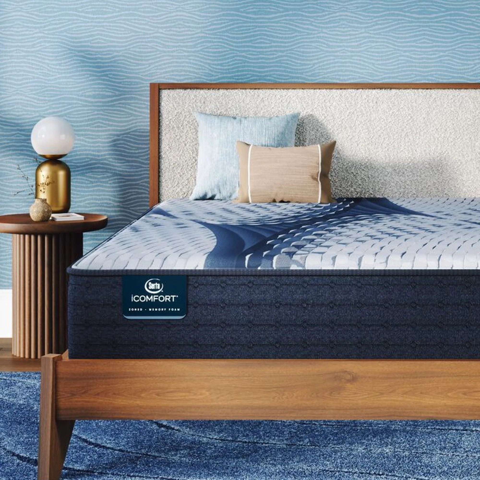 Serta iComfort Aveda Mattress Standard 12” Plush ~ Available in Twin XL, Full, Queen, King and Cal King Sizes - Image 1