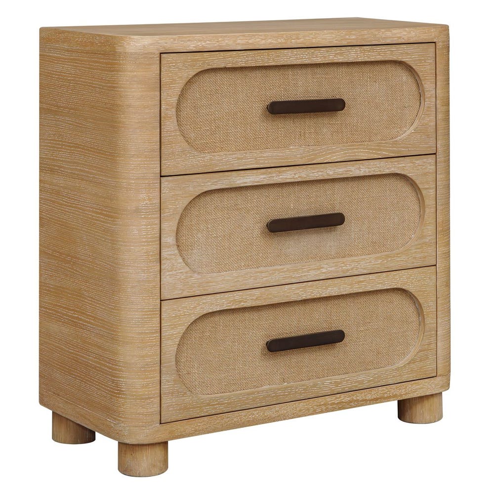 Uttermost Scottie Natural Oak 3- Drawer Chest - Image 2