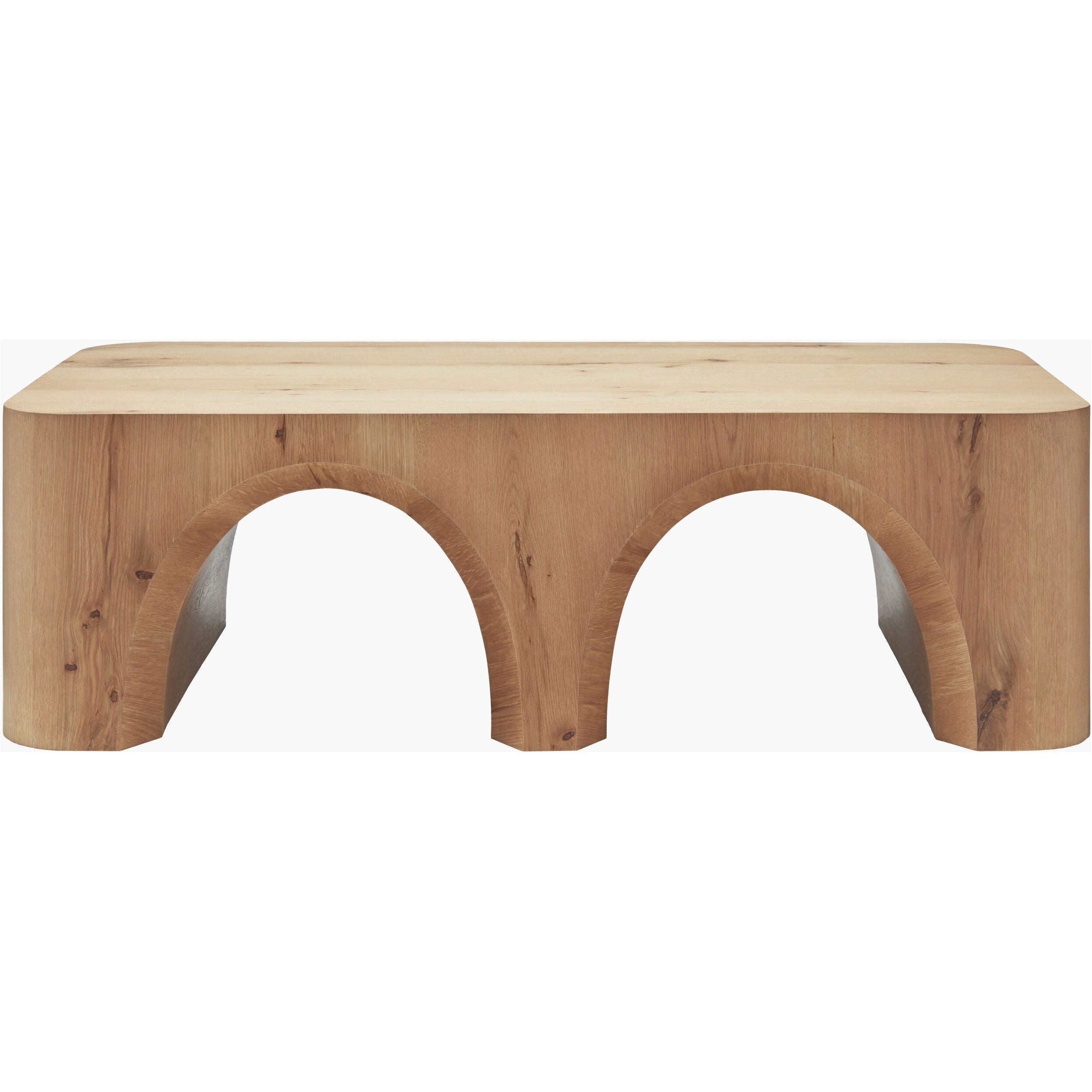 Surya Grayson Modern Natural Oak Coffee Table - Image 2