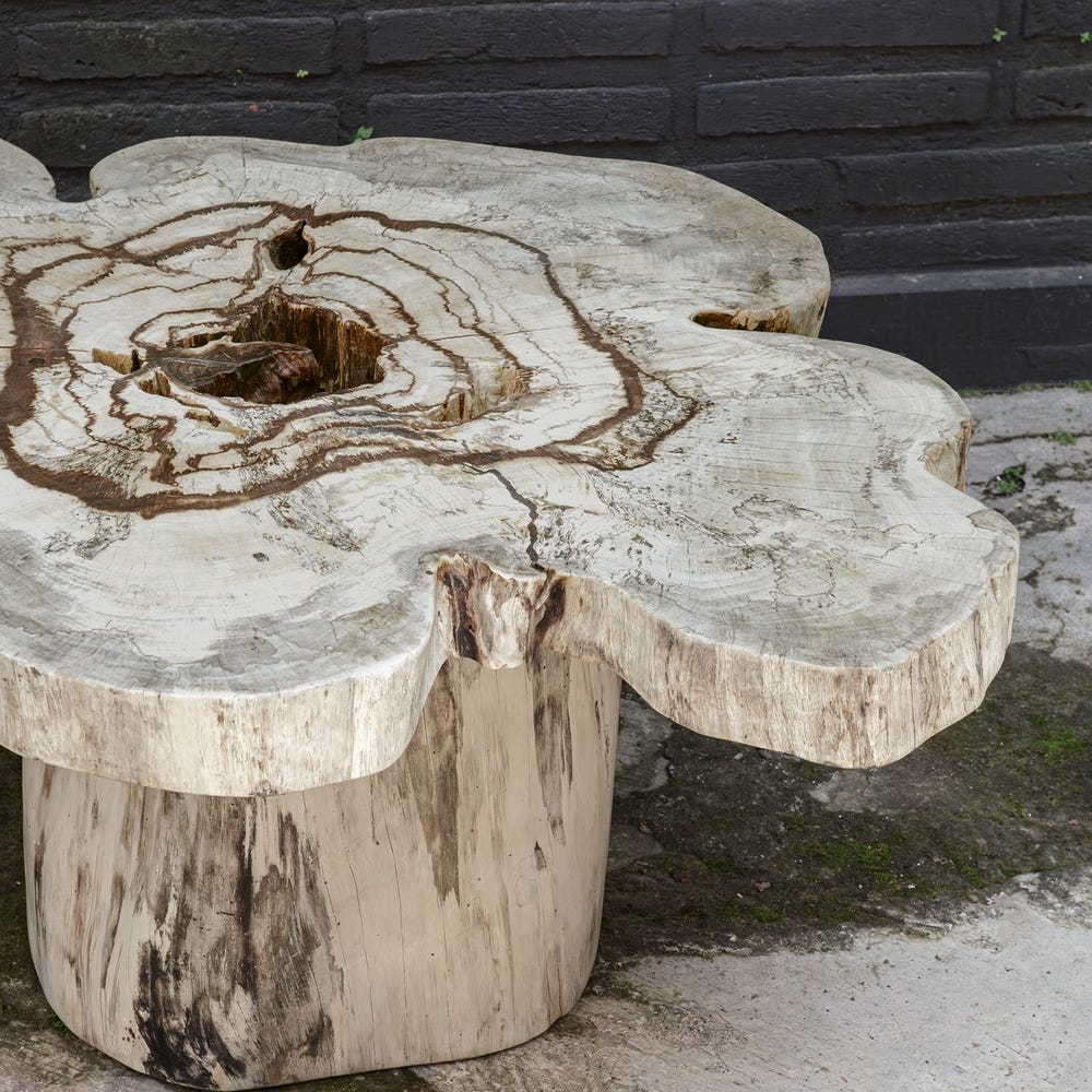 Uttermost Anzalone Bleached Wood Coffee Table - Image 2