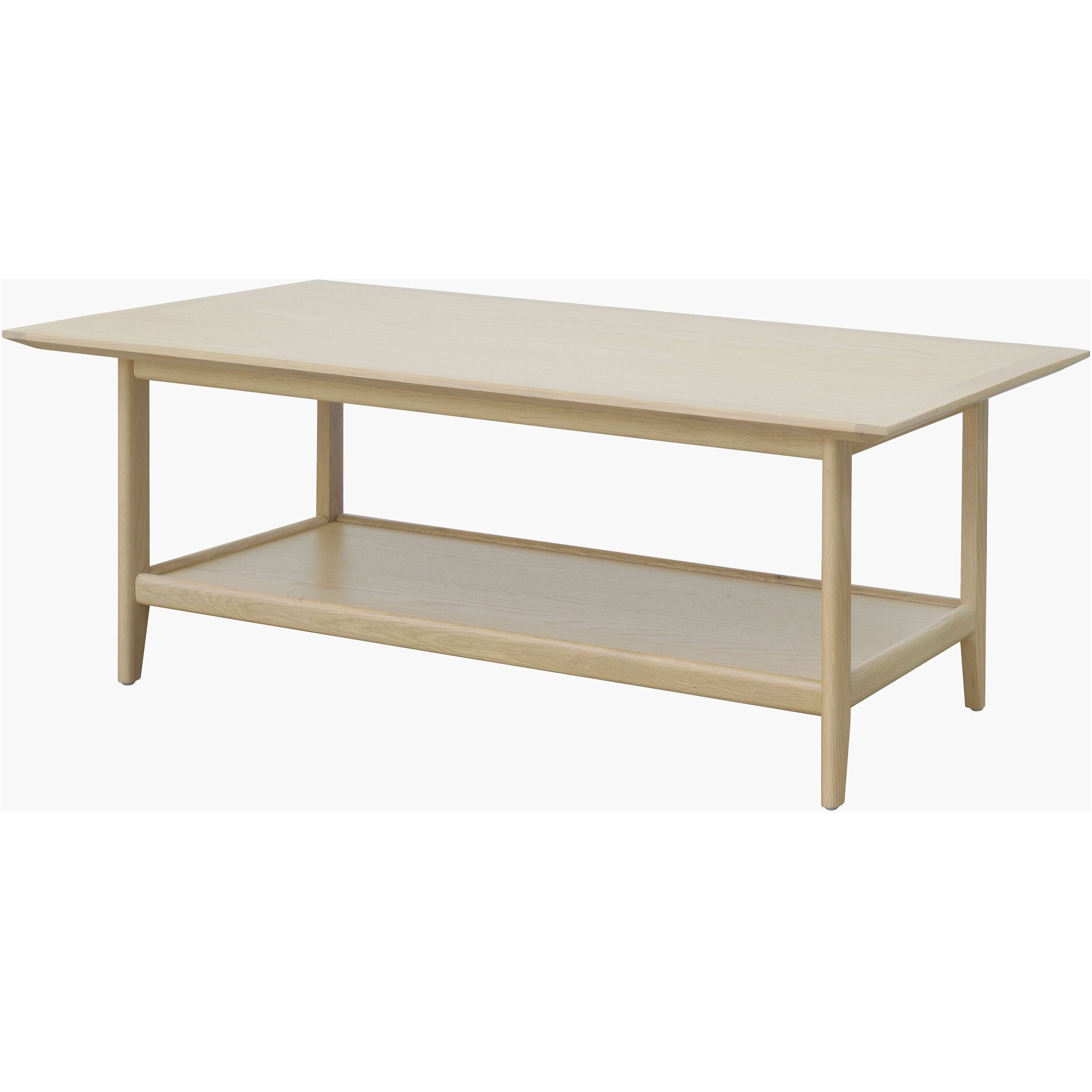 Surya Pryce Modern Natural Oak Wood Coffee Table
