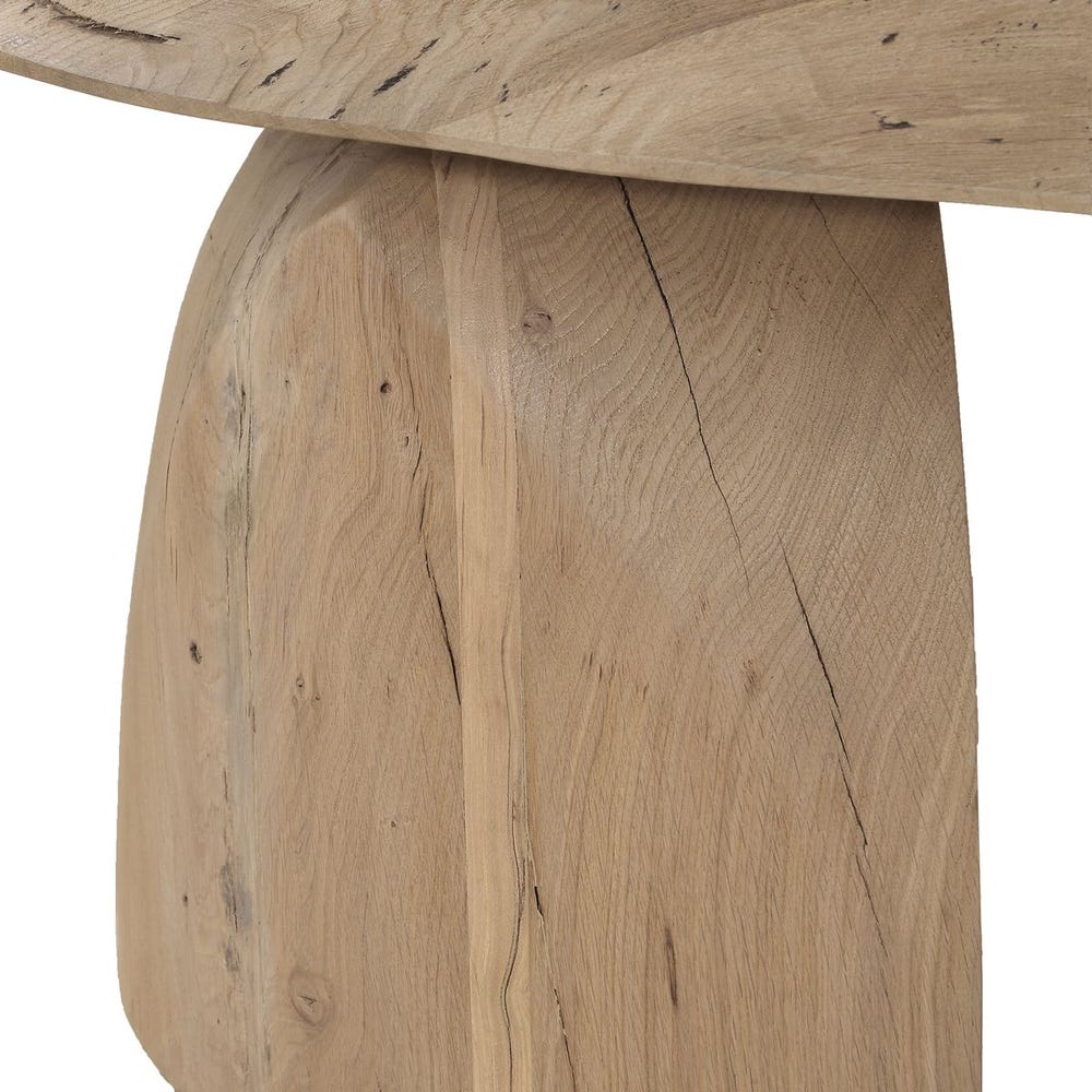 Uttermost Tiernan Solid Reclaimed Oak Side Table - Image 3