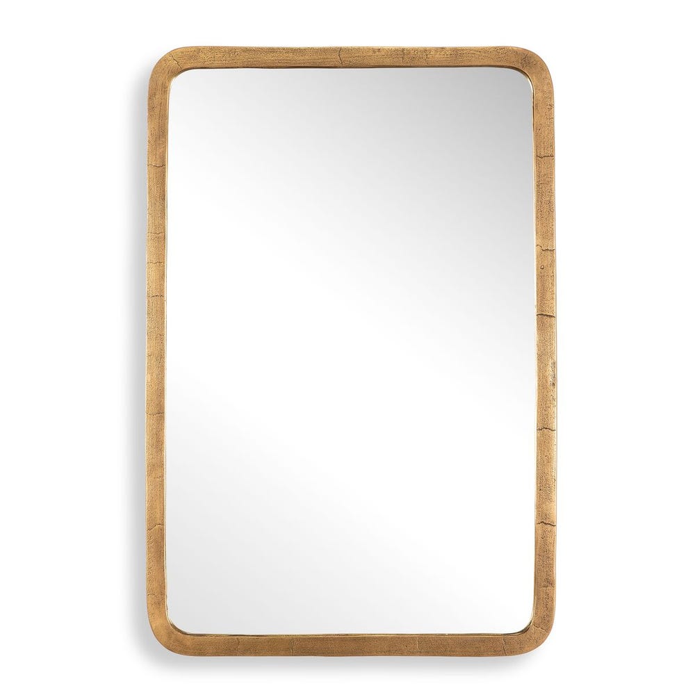 Uttermost Vestry Antique Brass Mirror - Image 1
