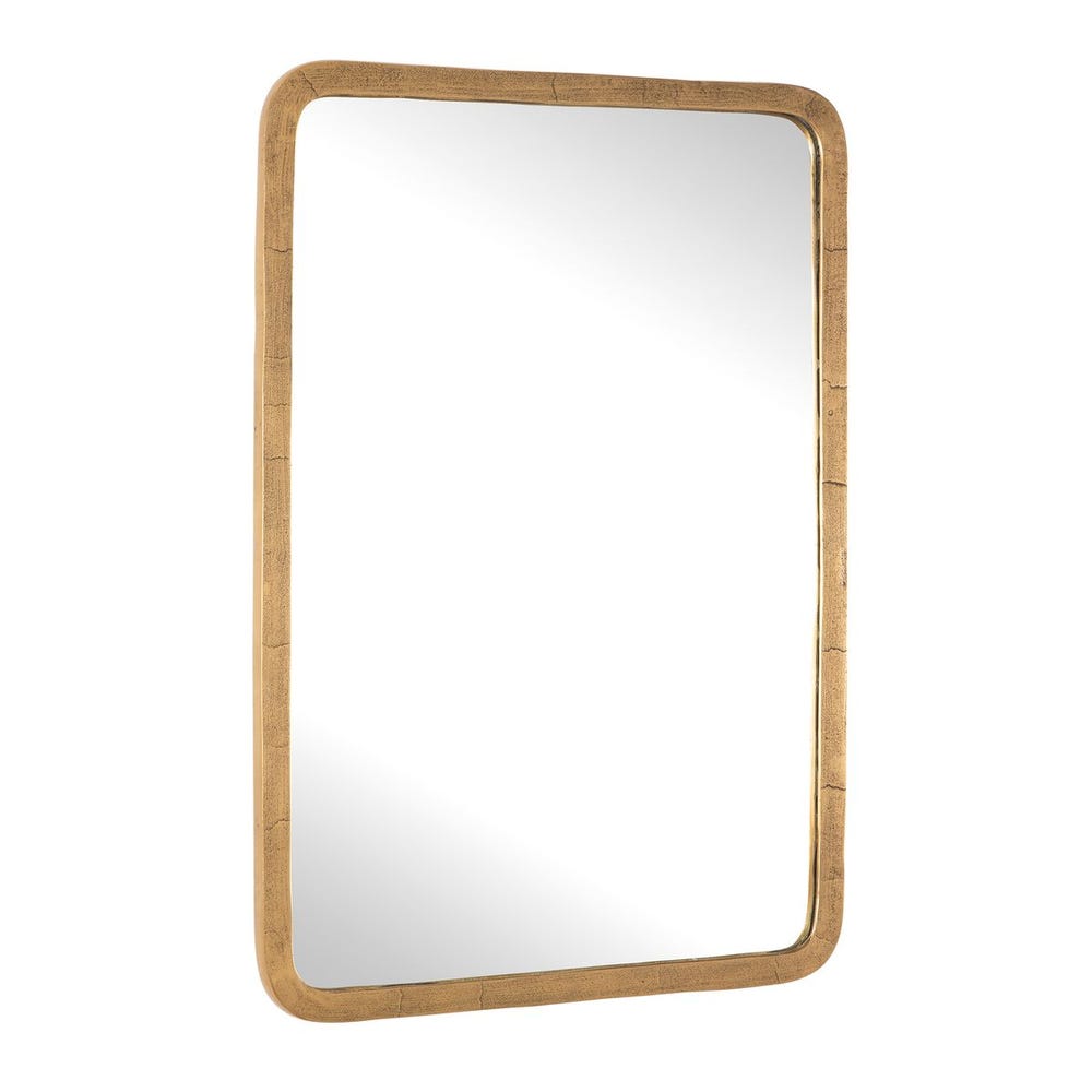 Uttermost Vestry Antique Brass Mirror - Image 2
