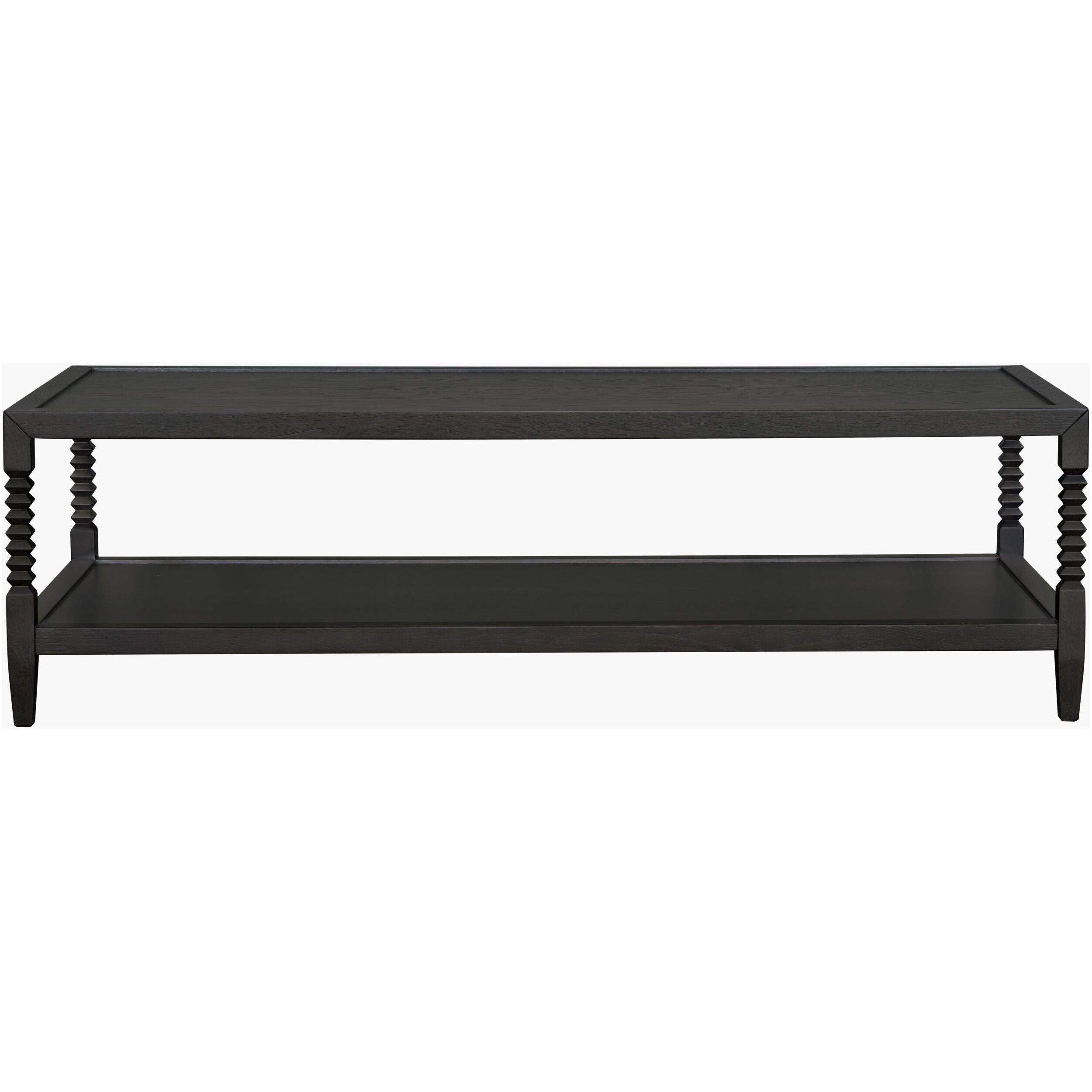 Surya Vansaar Modern Black Oak Coffee Table - Image 3