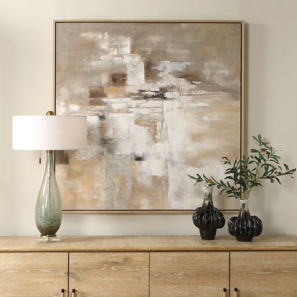 Uttermost Time To Time Earthy Tones Hand Painted Canvas