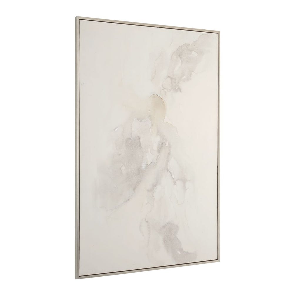 Uttermost Evaporate Beige And Light Gray Hand Painted Canvas - Image 3