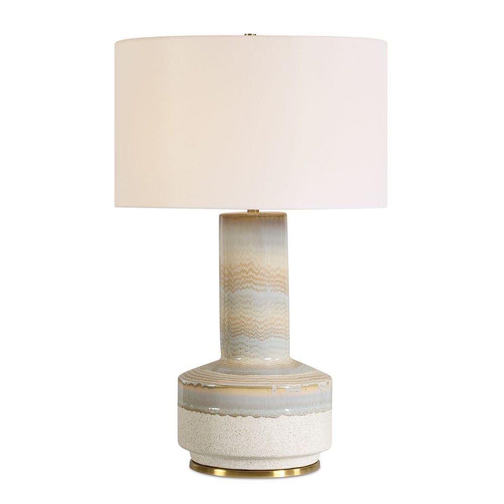 Uttermost Armitage Hues Of Blue, Brown & Yellow Table Lamp - Image 3