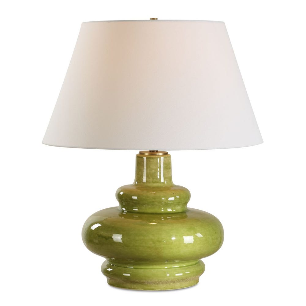 Uttermost Penny Moss Green Glaze Table Lamp - Image 3