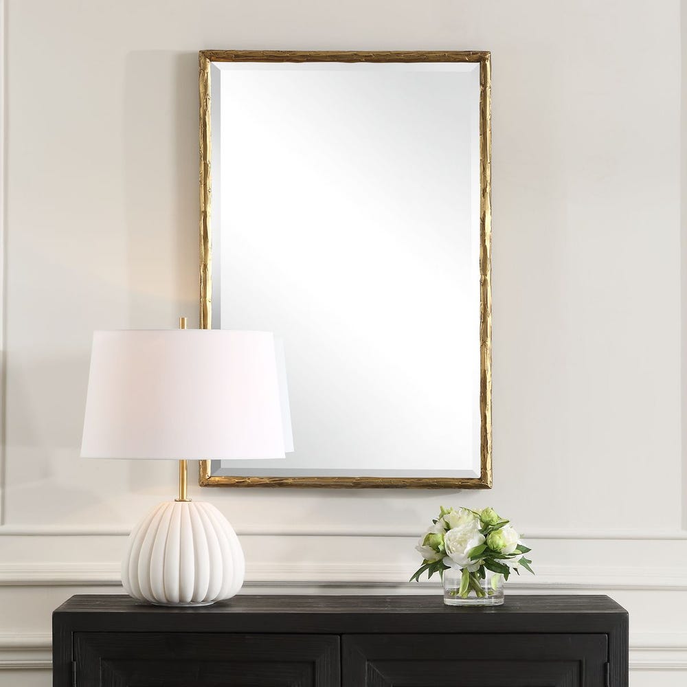 Uttermost Sutton Antique Gold Vanity Mirror - Image 1